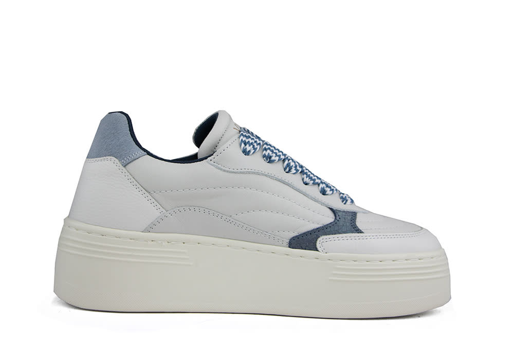 Via Vai Sneaker Isa Josie Vitello Combi Sky