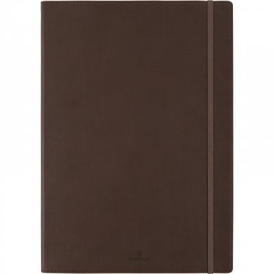 Oberthur Balthazar - Carnet de notes souple A4 - ligné - 200 pages - brun