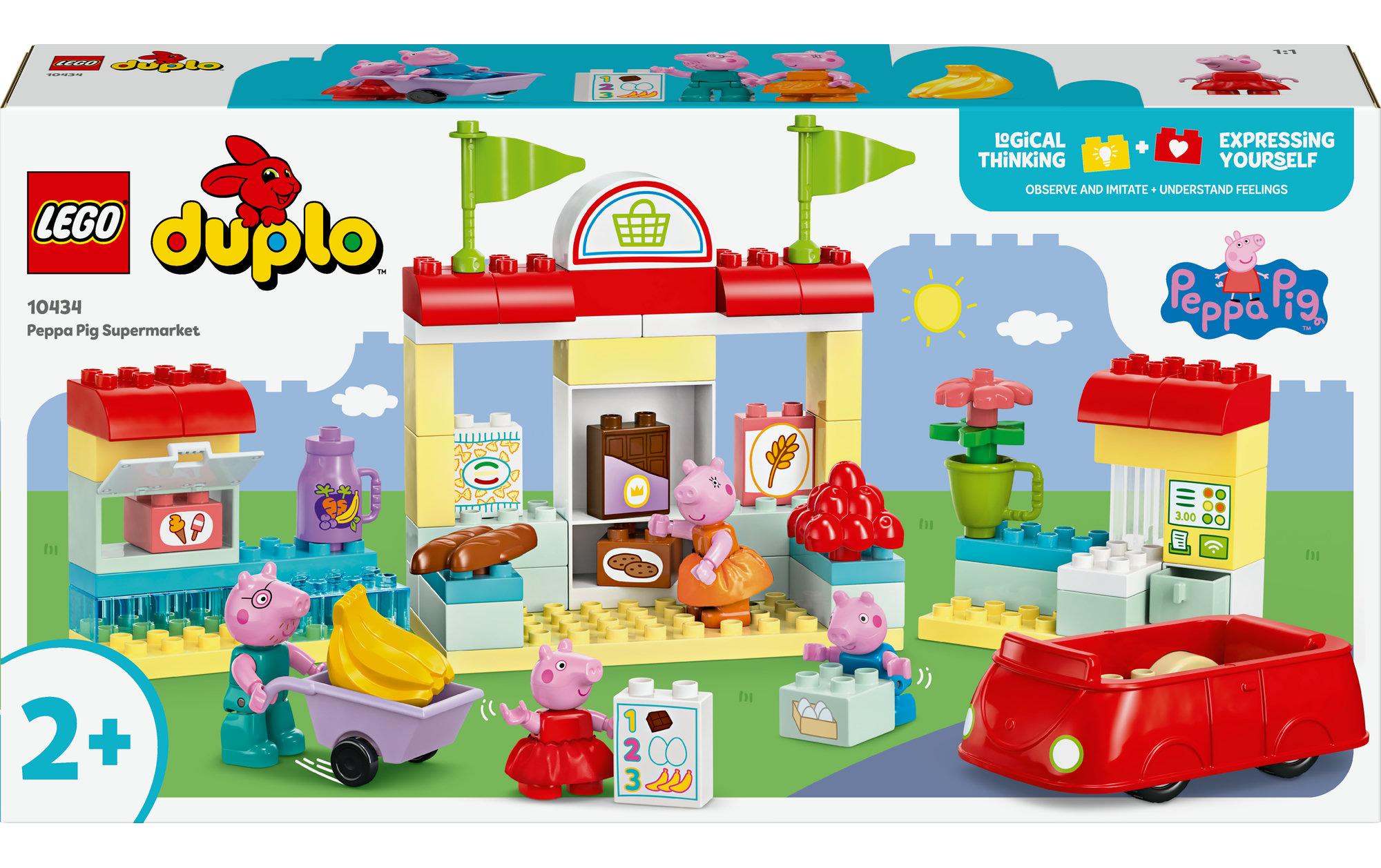 DUPLO® Peppas Supermarkt 10434Bau- und Spielset aus der beliebten TV-Serie