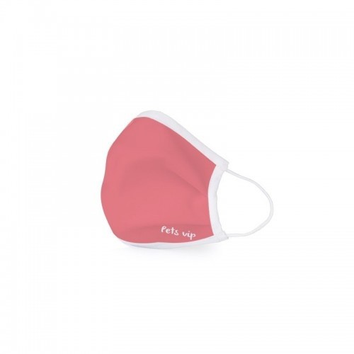 Máscara facial para animais de estimação personalizável, aprovada e lavável, na cor salmão.