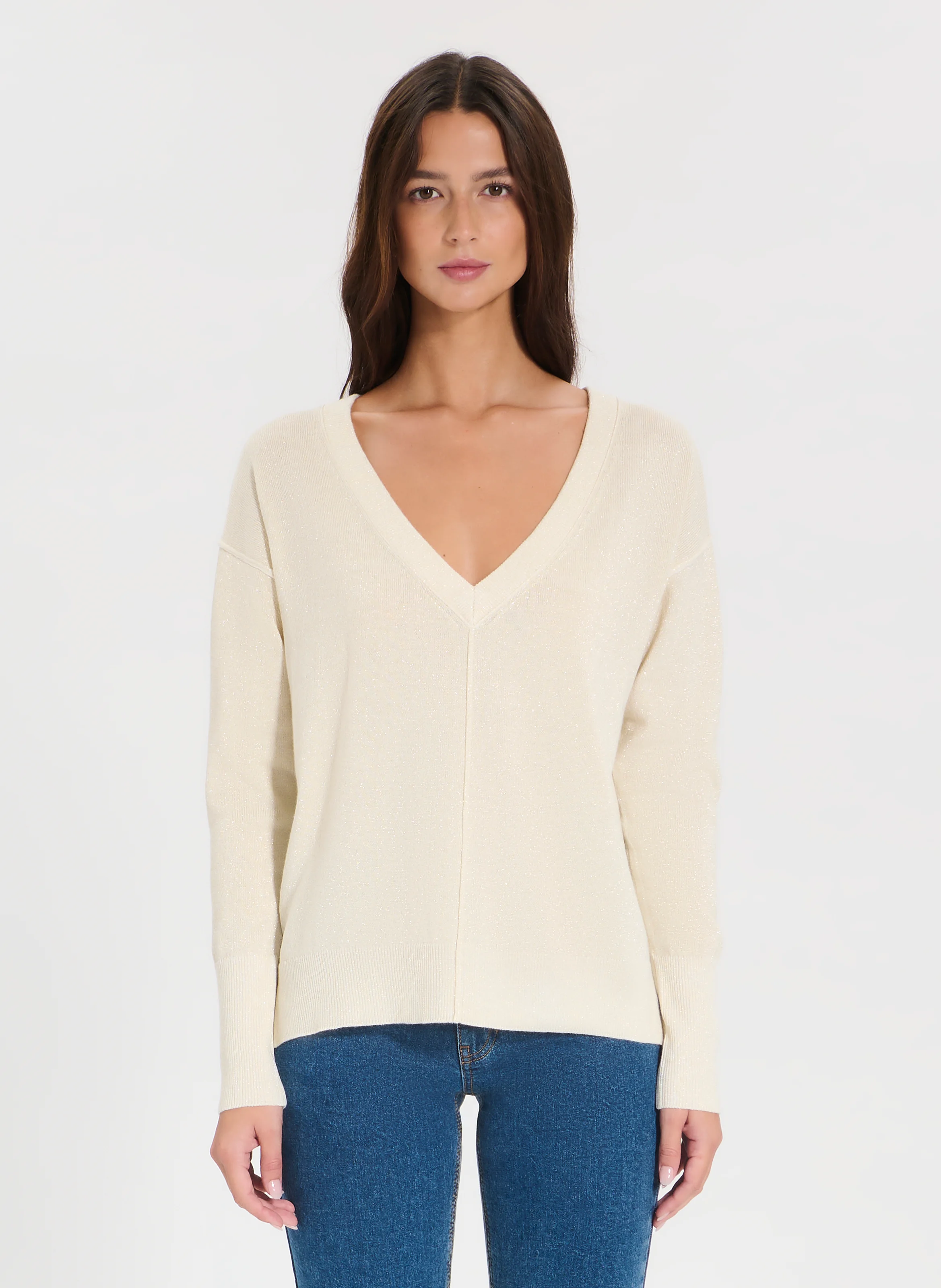 PUCCI - Pull droit en maille | Doré