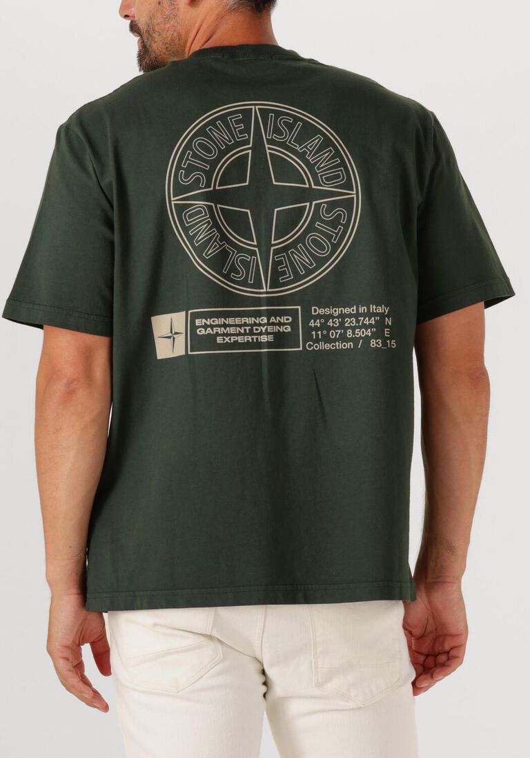 groene stone island t-shirt ss t shirt