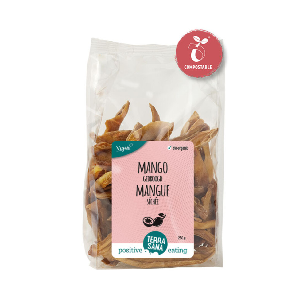 6x Terrasana Mango Reepjes Super 250 gr