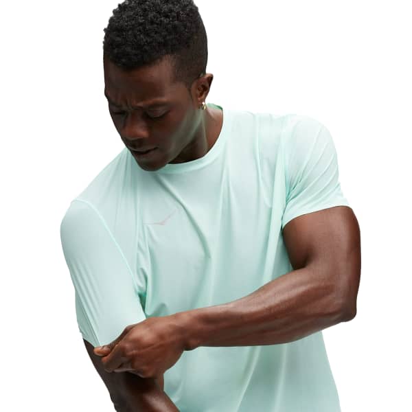 T-shirt trail HOKA ONE ONE AIROLITE RUN SHORT SLEEVE CLOUDLESS