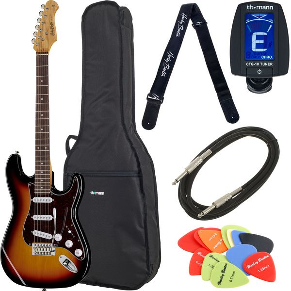 Harley Benton ST-62 SB Vintage Series Bundle