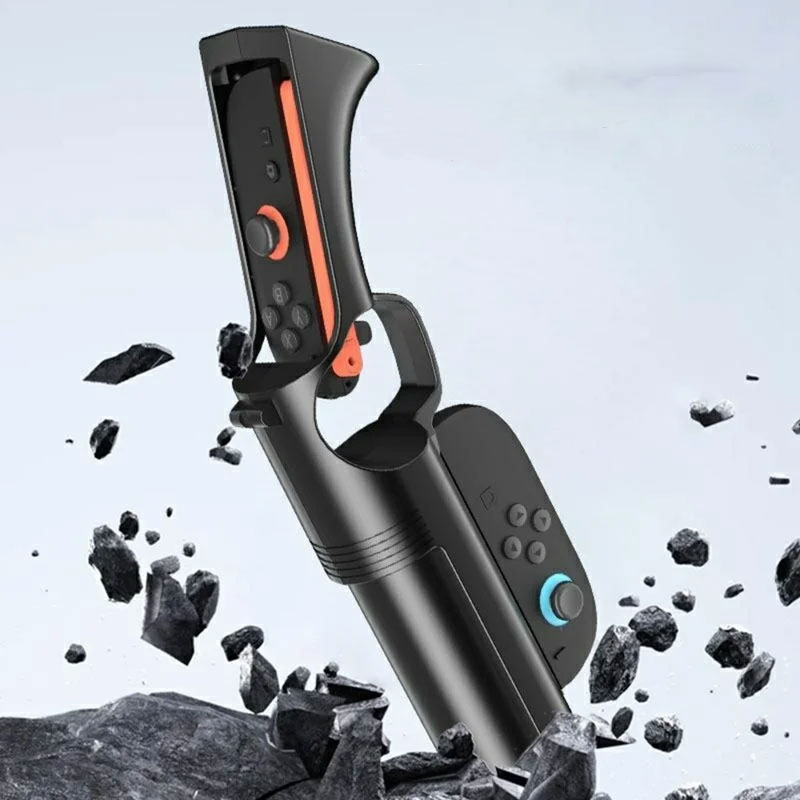 Gaming Gun Controller Halterung für Nintendo Switch 2 Joy-Cons - Schwarz