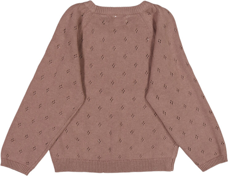 Wheat Strik Pullover Mira Pudder