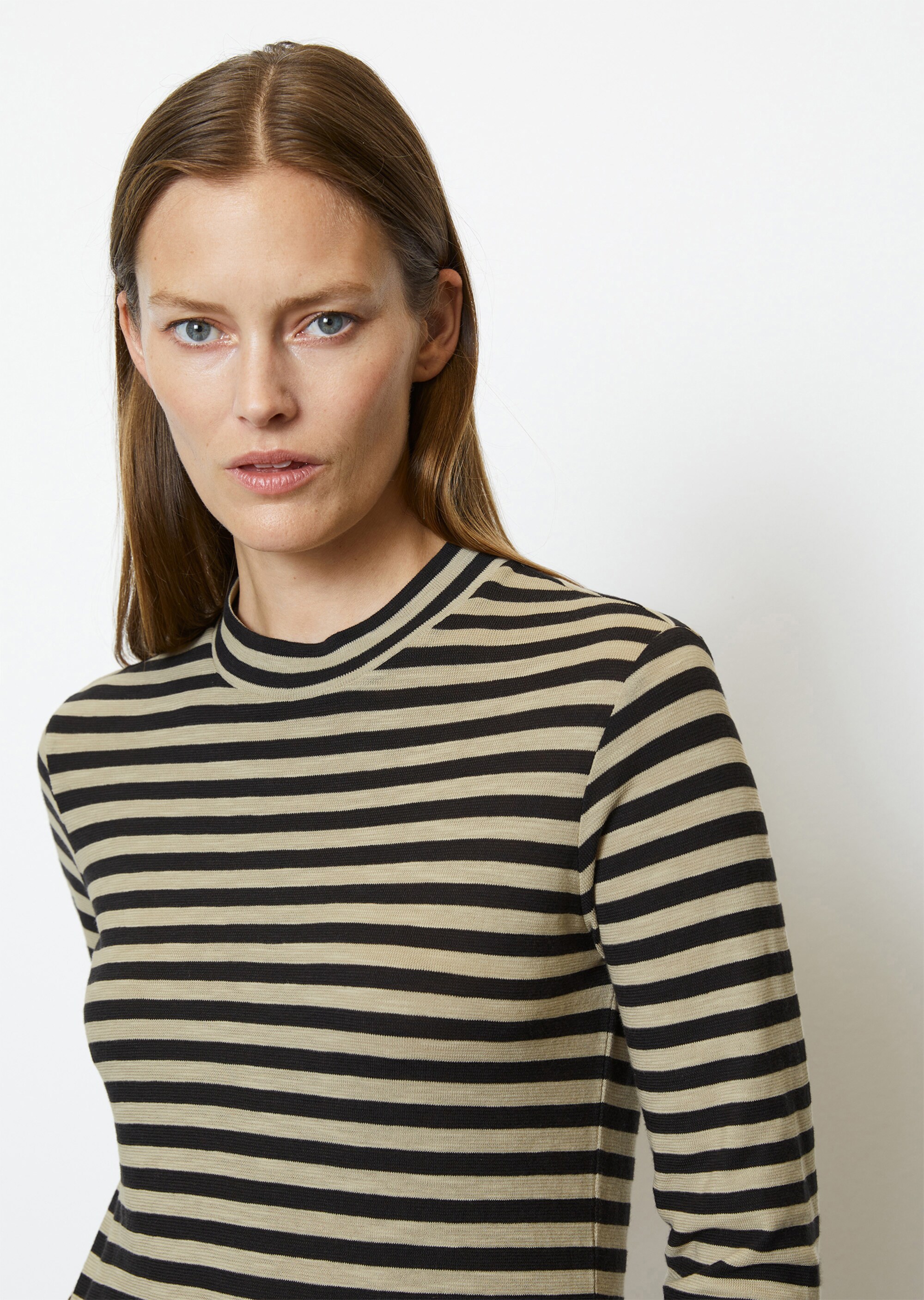Longsleeve regularaus Slubjersey