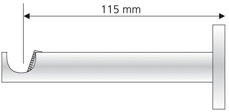 Liedeco Träger für Gardinenstangen Ø 16 mm