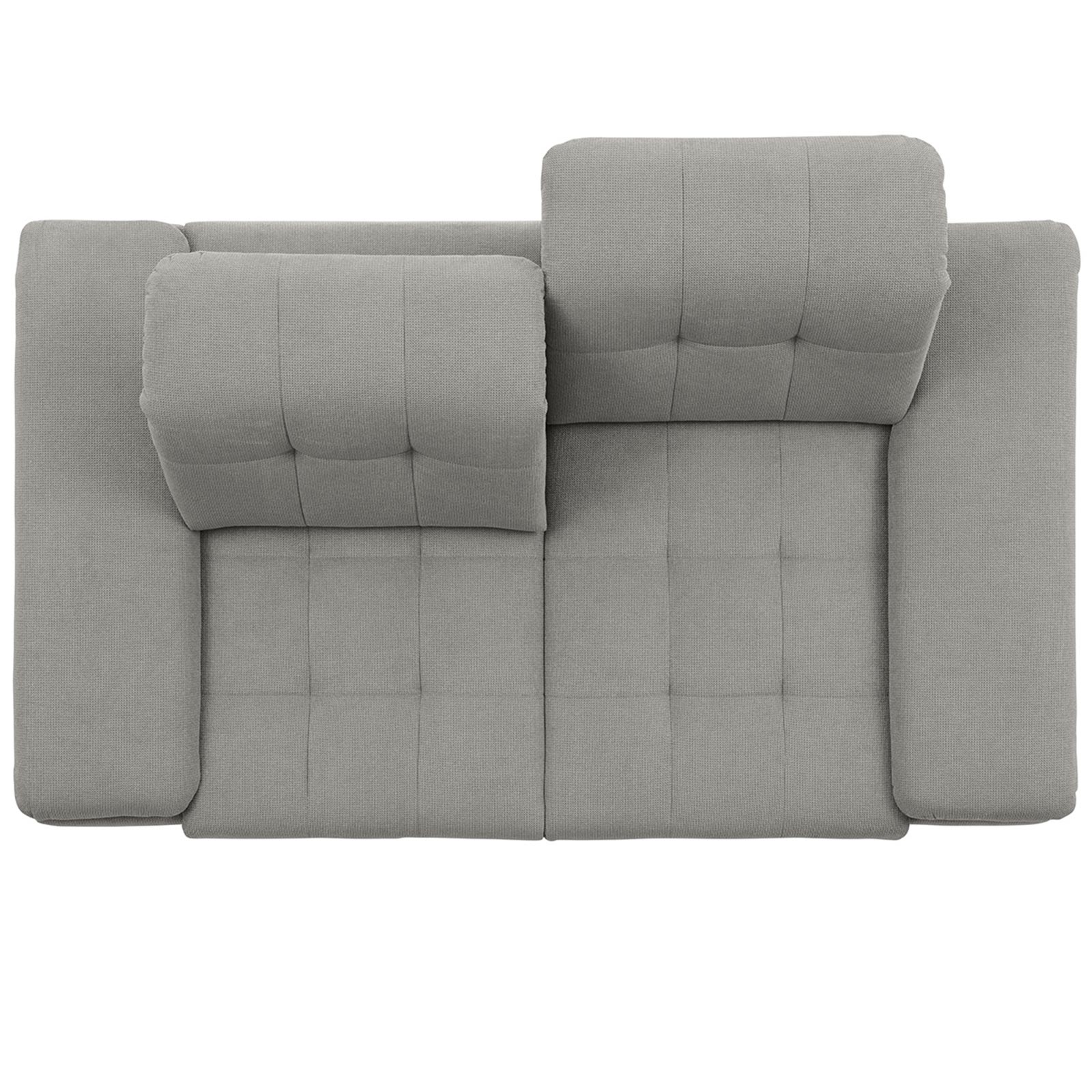 polsterpower 2,5-Sitzer-Sofa - Belle silver - Basismodell