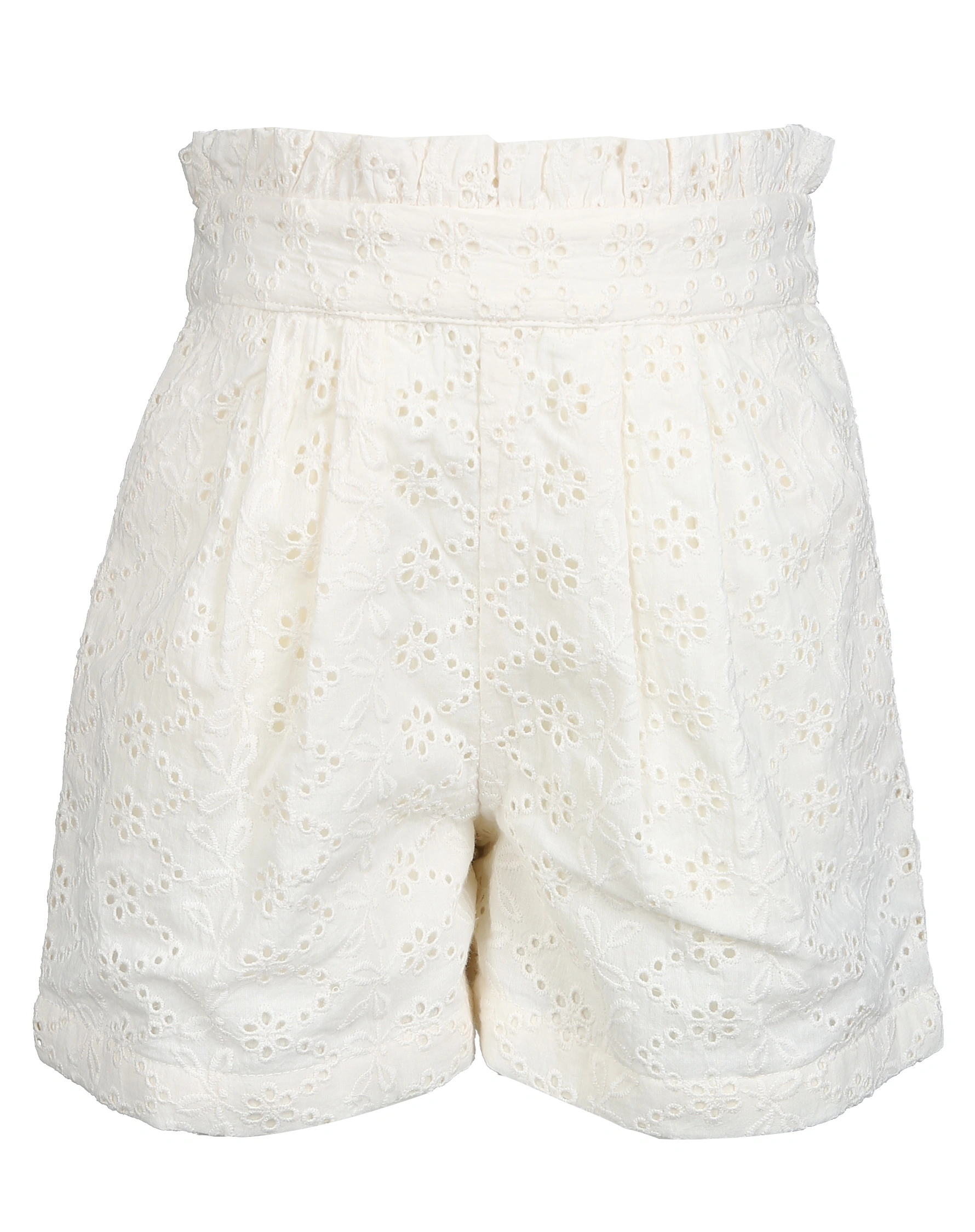 Shorts BRODERIE ANGLAISE in eggnog