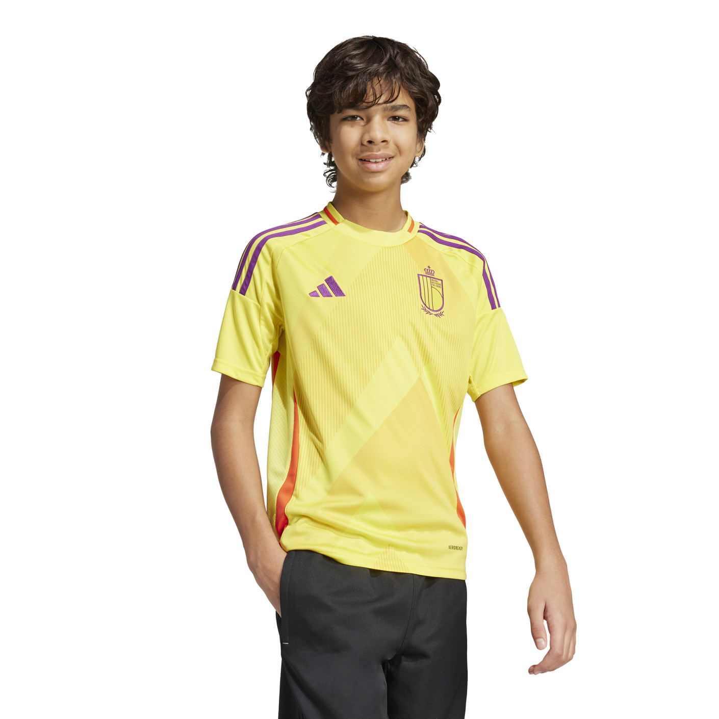 Adidas België Red Flames Uitshirt 2025-2027 Kids