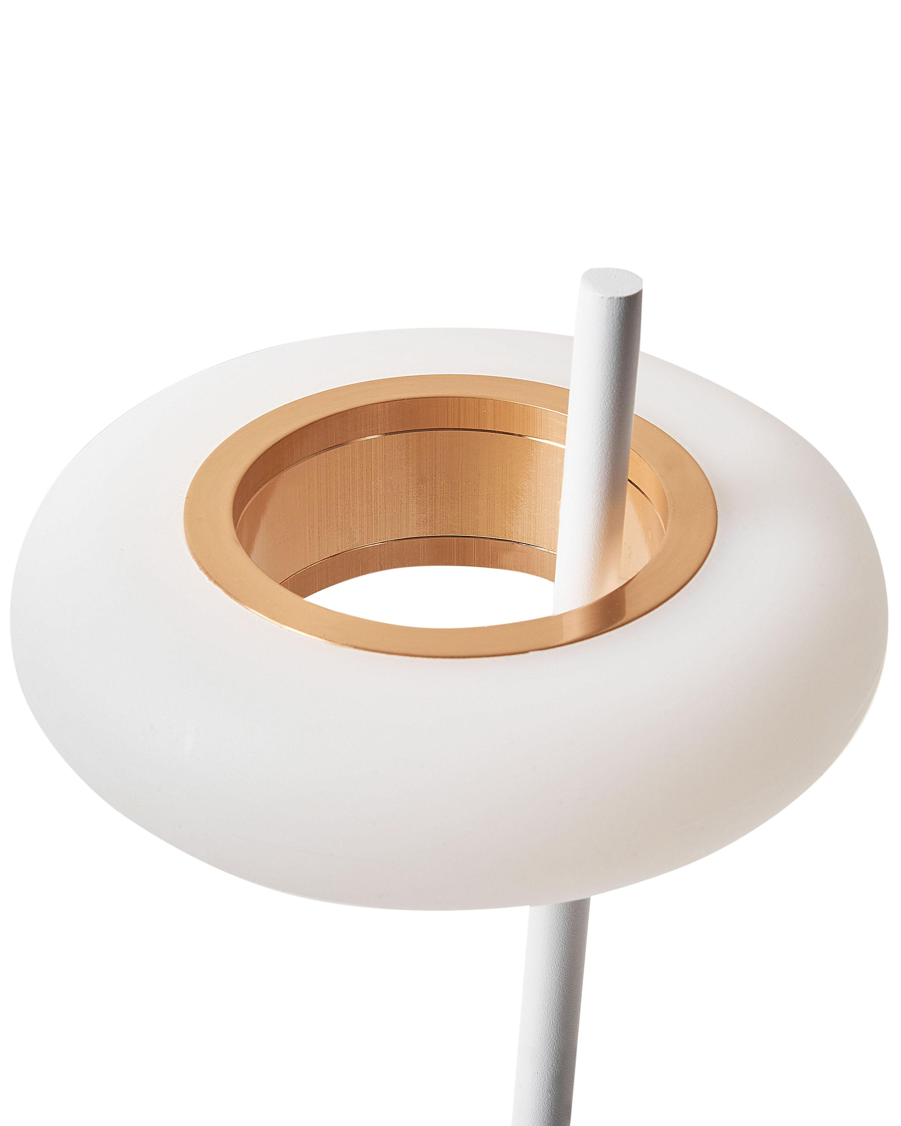 LED draadloze tafellamp ALVIELA met dimmer Metaal Wit