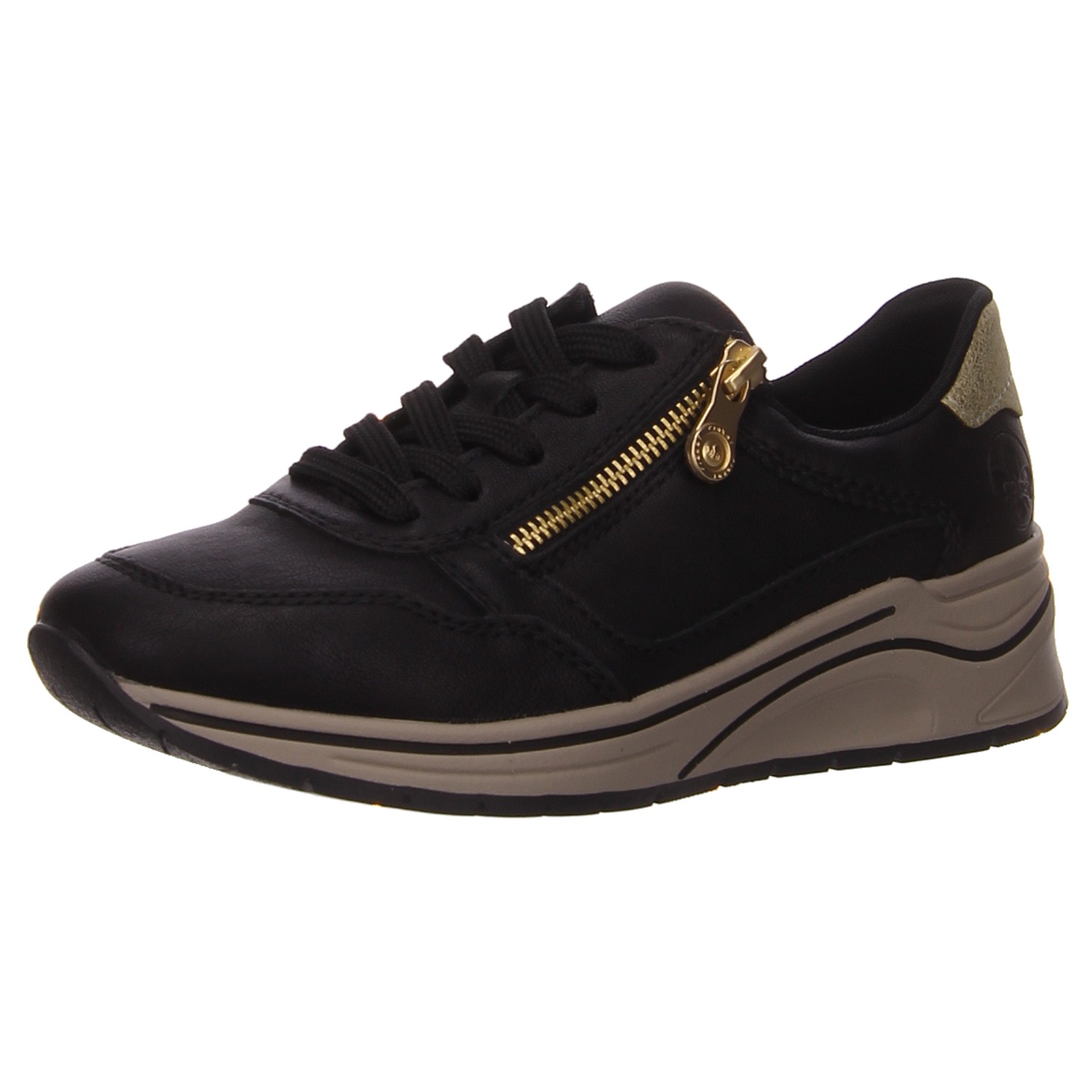 Rieker Sneaker schwarz schwarz