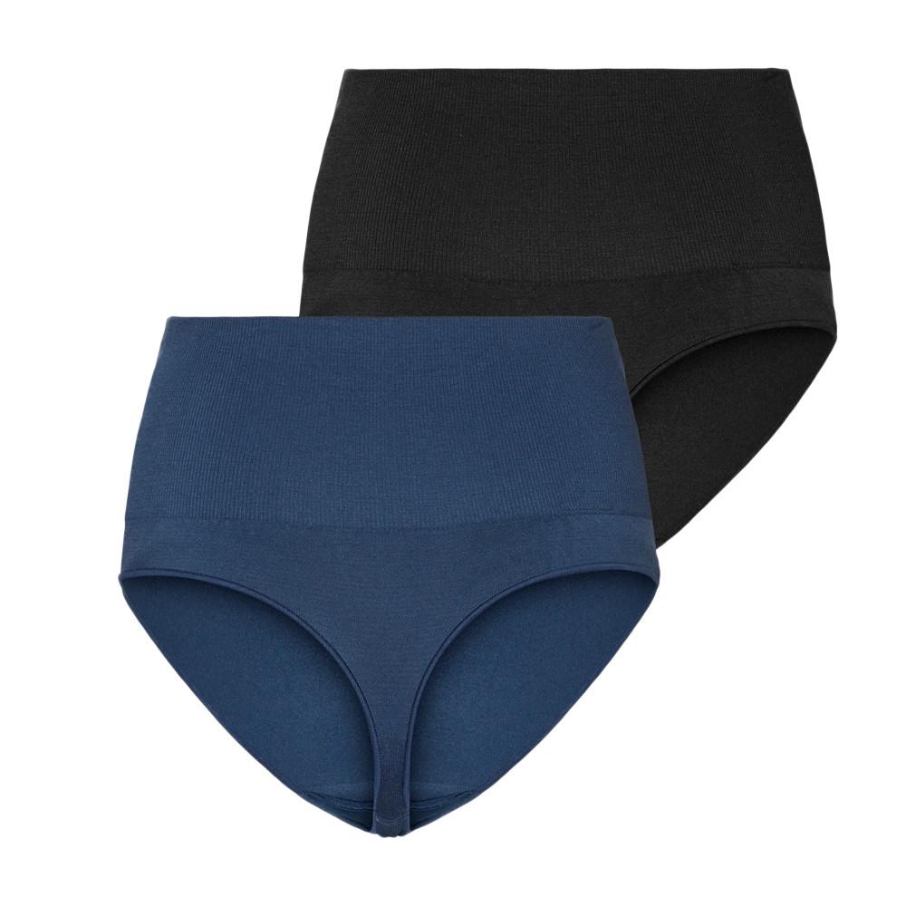 Mamalicious x2 Strings de grossesse Noir/Bleu Femme Mamalicious Lilja
