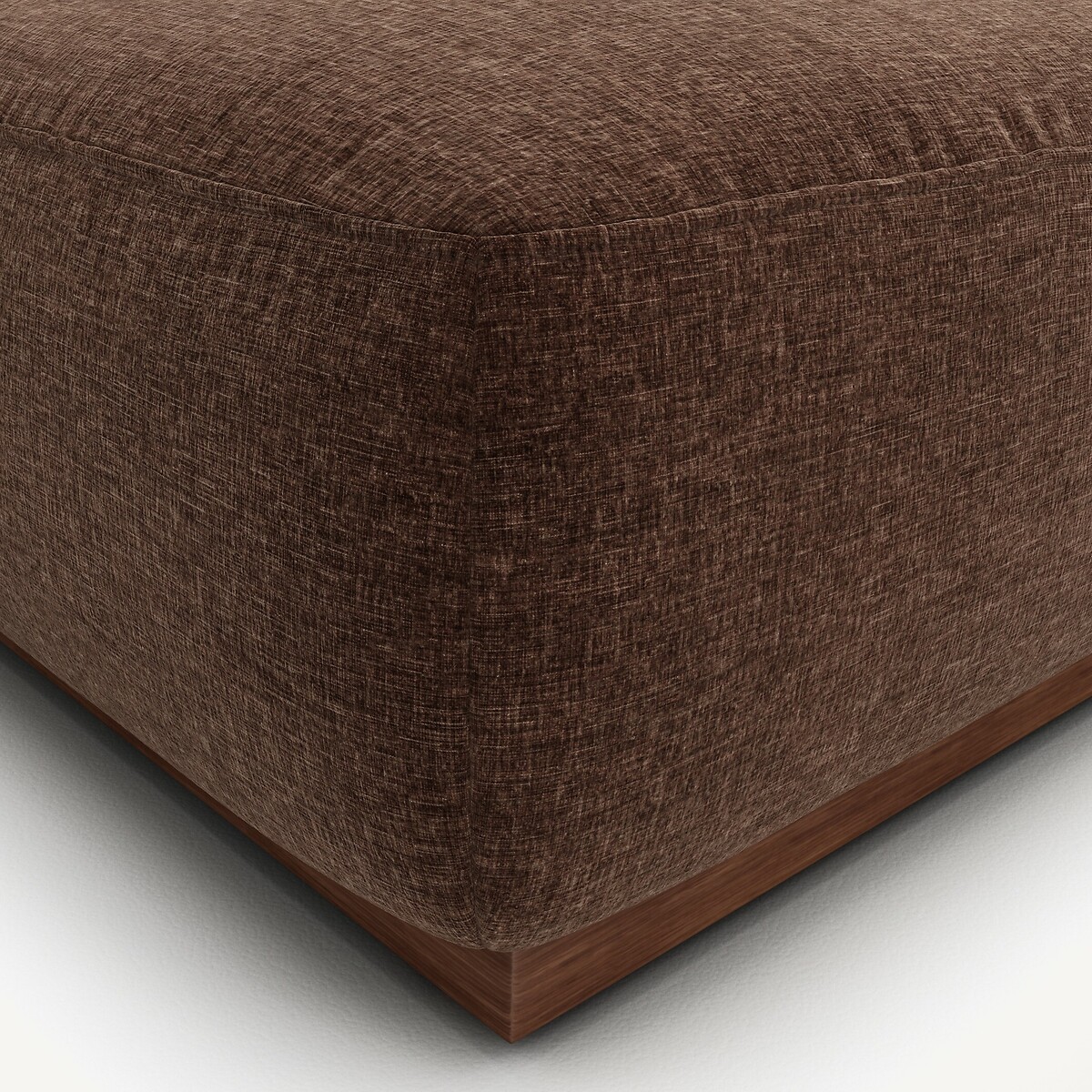 AM.PM<br>Sofá de canto aberto em veludo chenille, Jacopo