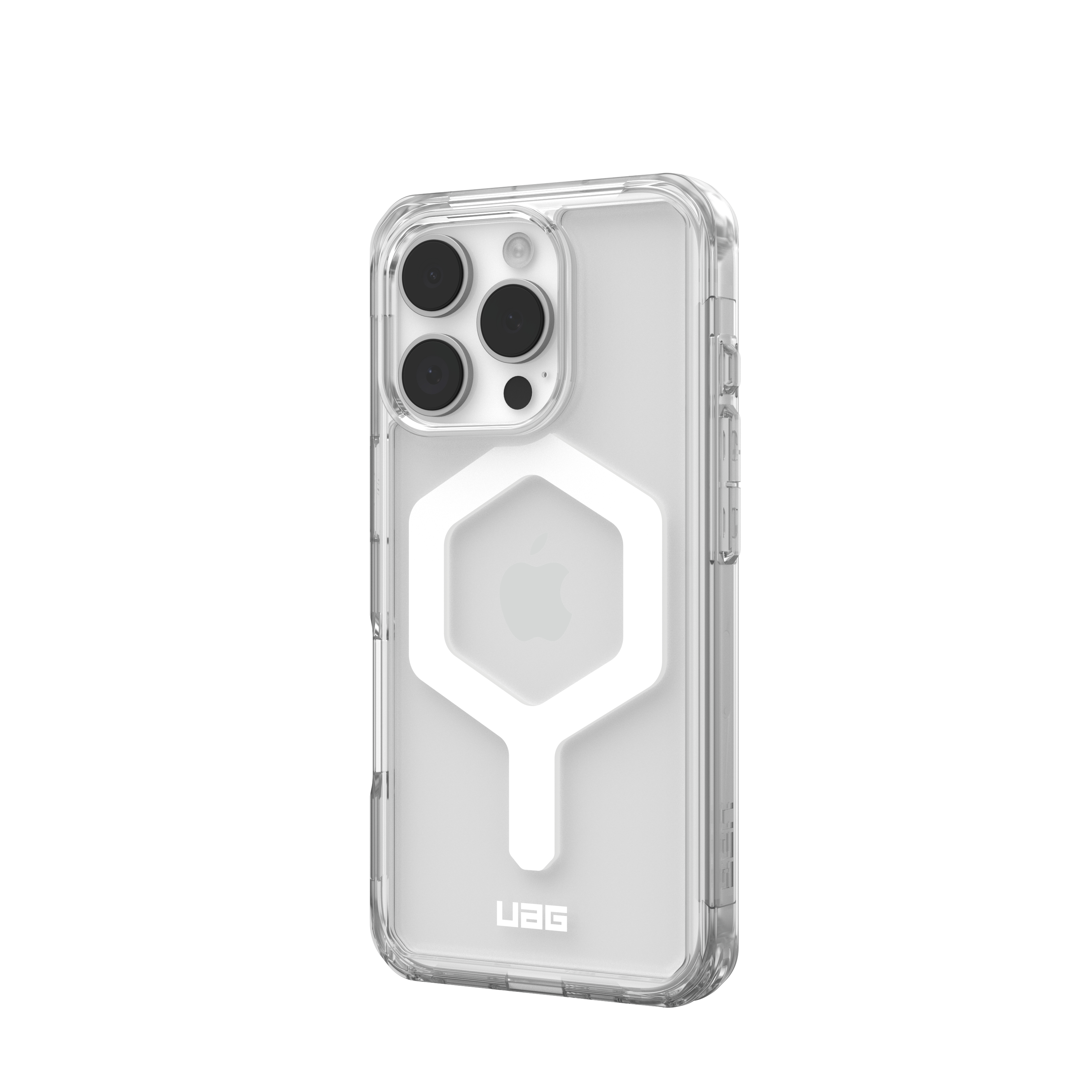 iPhone 16 Pro MagSafe Hybrid Schutzhülle Plyo (114480114341) - Transparent (Ice)