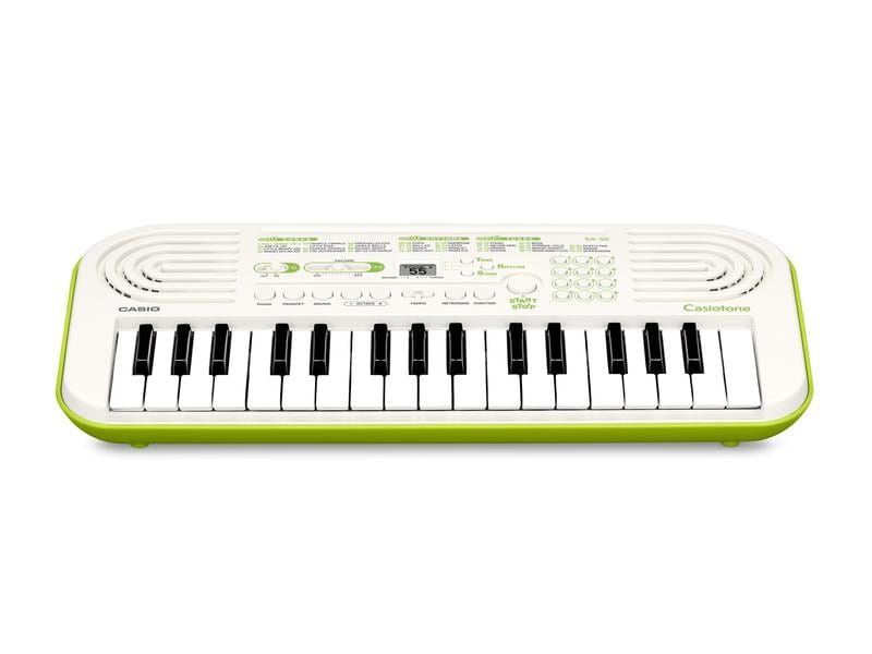 Casio Keyboard SA-50 Keyboard mit 32 Mini-Tasten und 100 Klangfarben