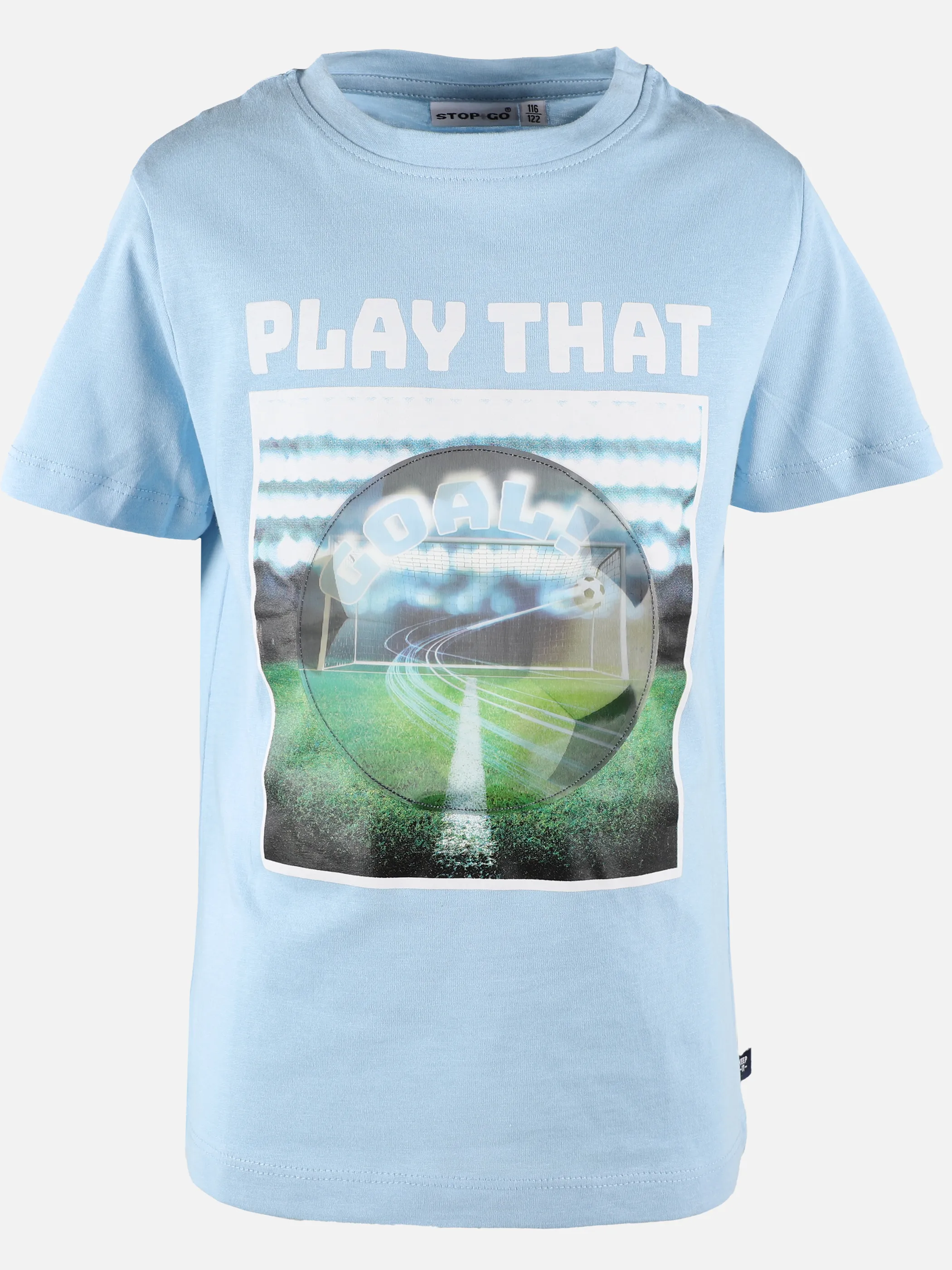 Jungen Shirt mit Frontprint im 3D Effekt