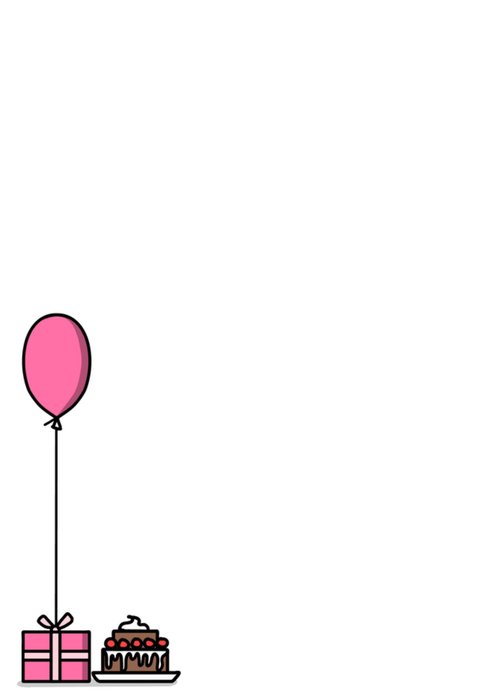 YH Tekent | Felicitatiekaart | Nichtje