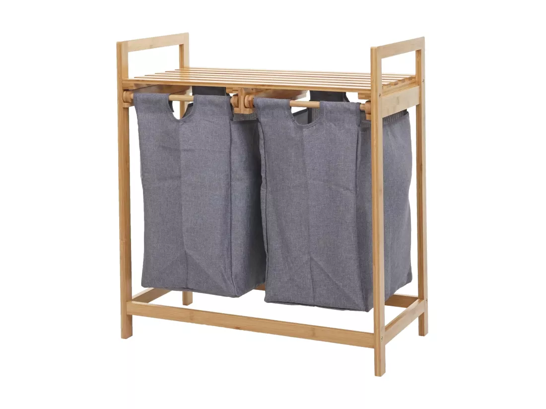 Collecteur de linge MCW-B83, gris foncé