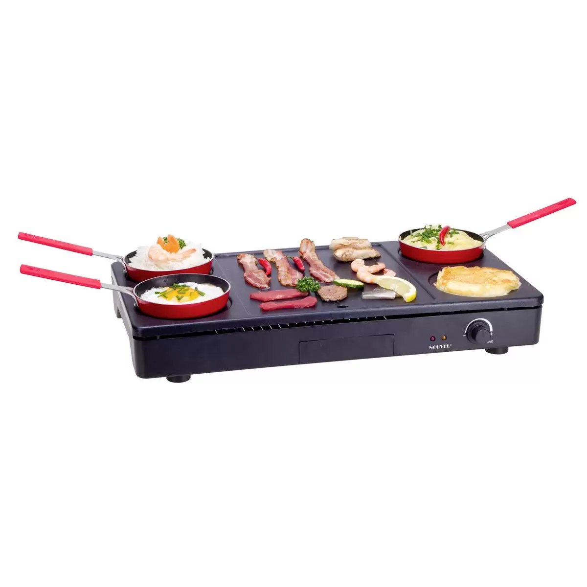 Tischgrill Partygourmet Schwarz