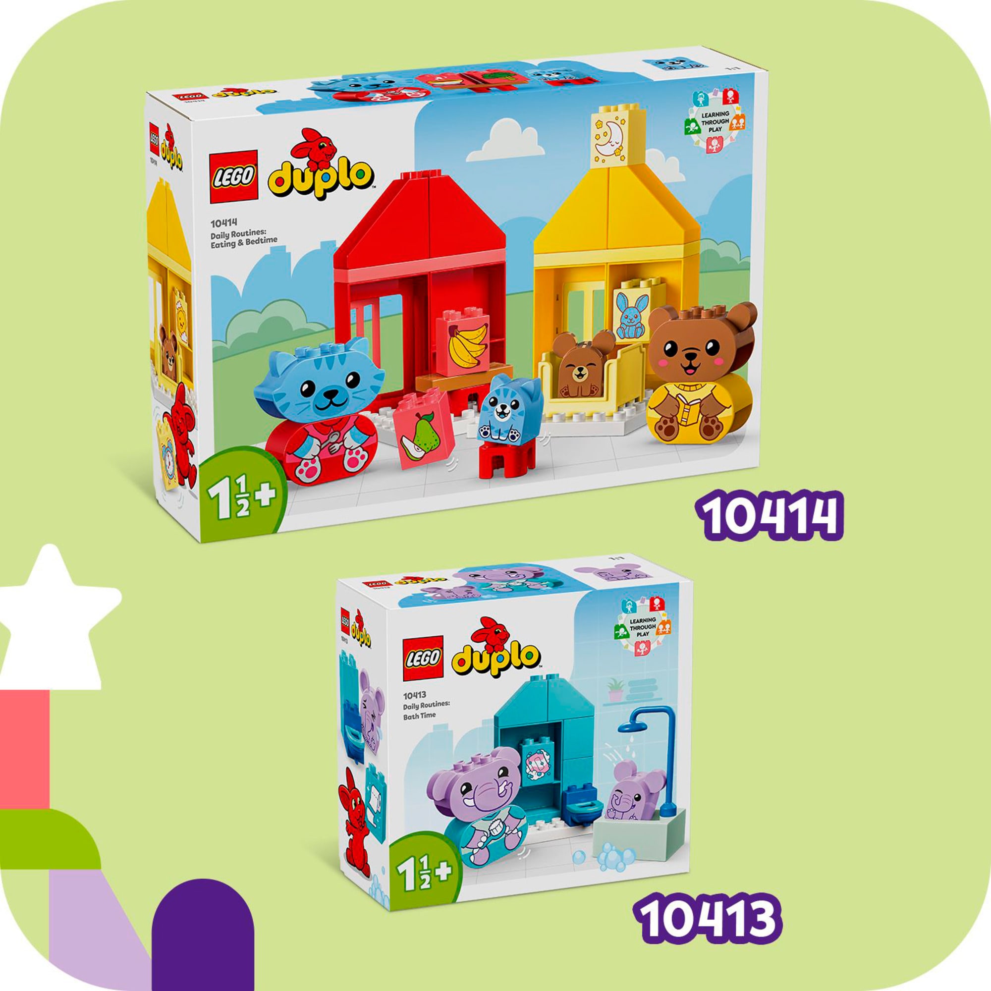 LEGO Konstruktionsspielzeug DUPLO Alltagsroutinen: Baden