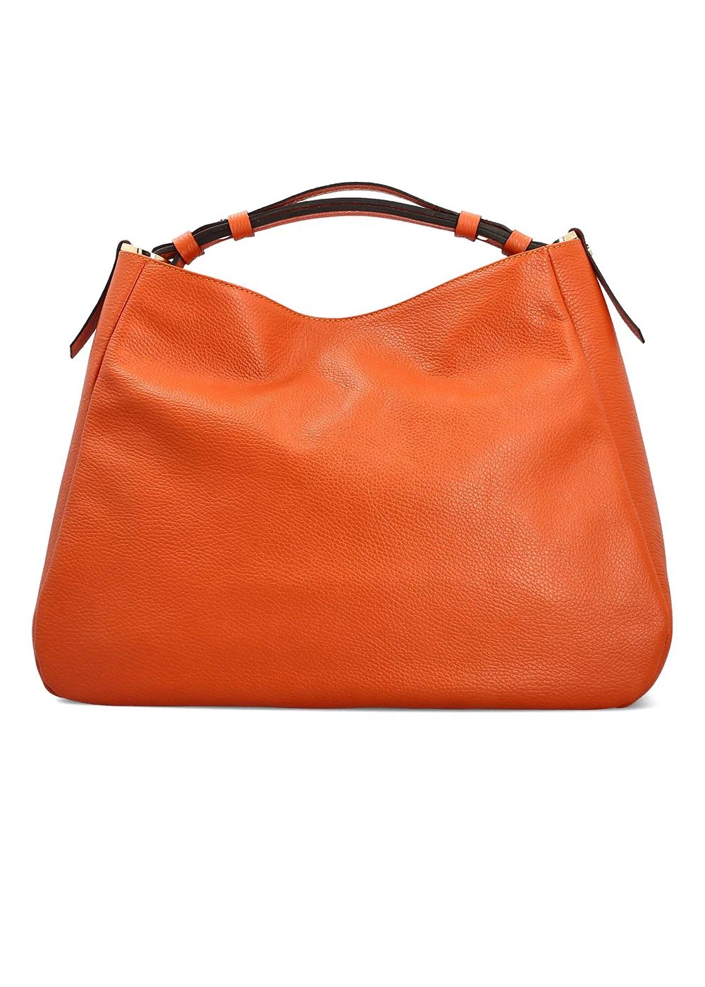 BESACE ANTOINETTE CUIR ORANGE