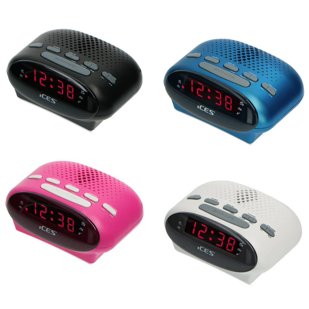 Alecto Wekkerradio Blauw