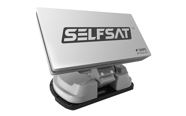 Selfsat Snipe BT Grey Line vollautomatische Camping SAT Antenne mit Bluetooth