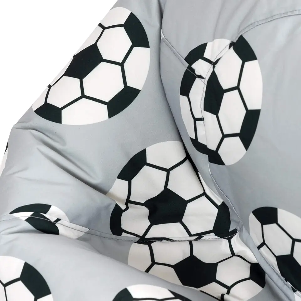 icon - Kingston Kinderzitzak Stoel - Binnen - Buiten - Voetbal - Zwart