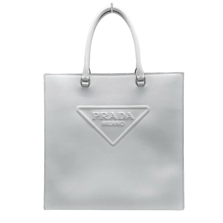 Prada Vintage Prada Tote Grey