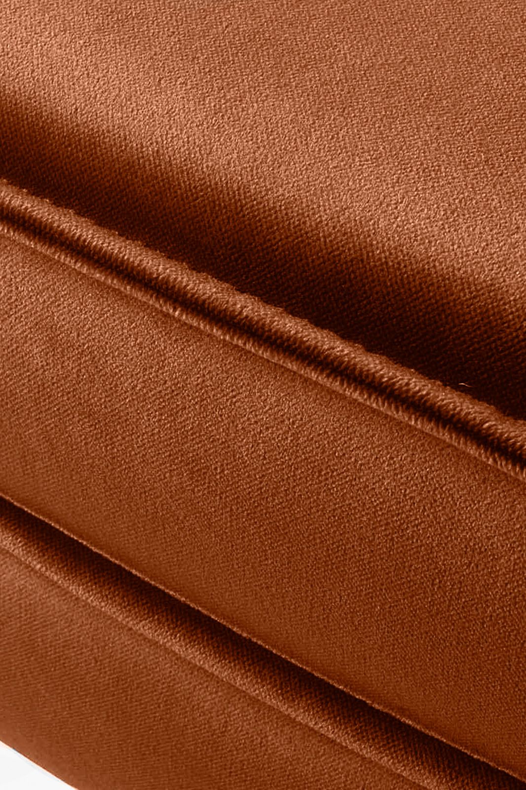 Amsterdam velvet hocker roest