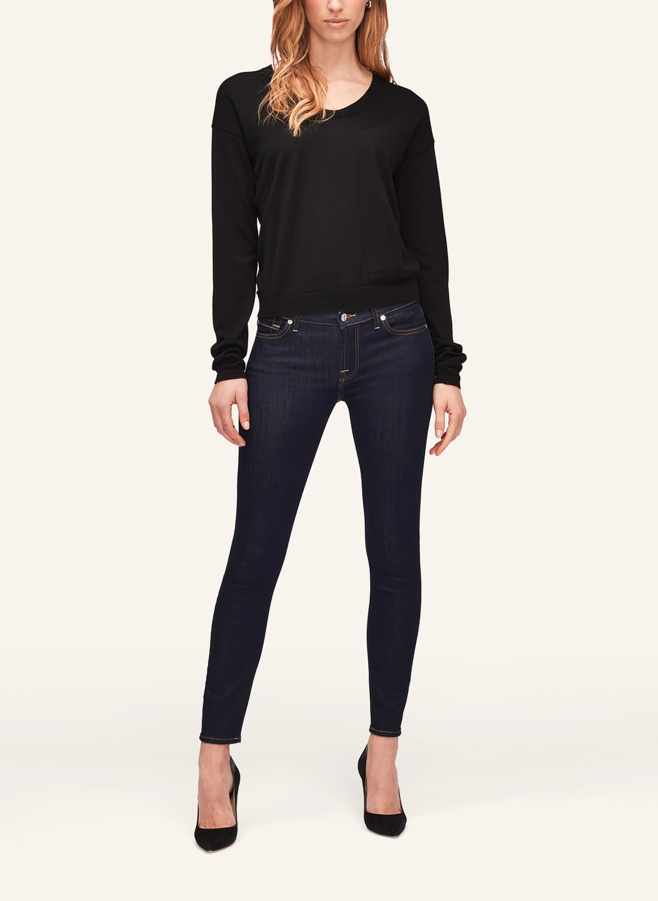 7 for all mankind Jeans THE SKINNY CROP Skinny Fit