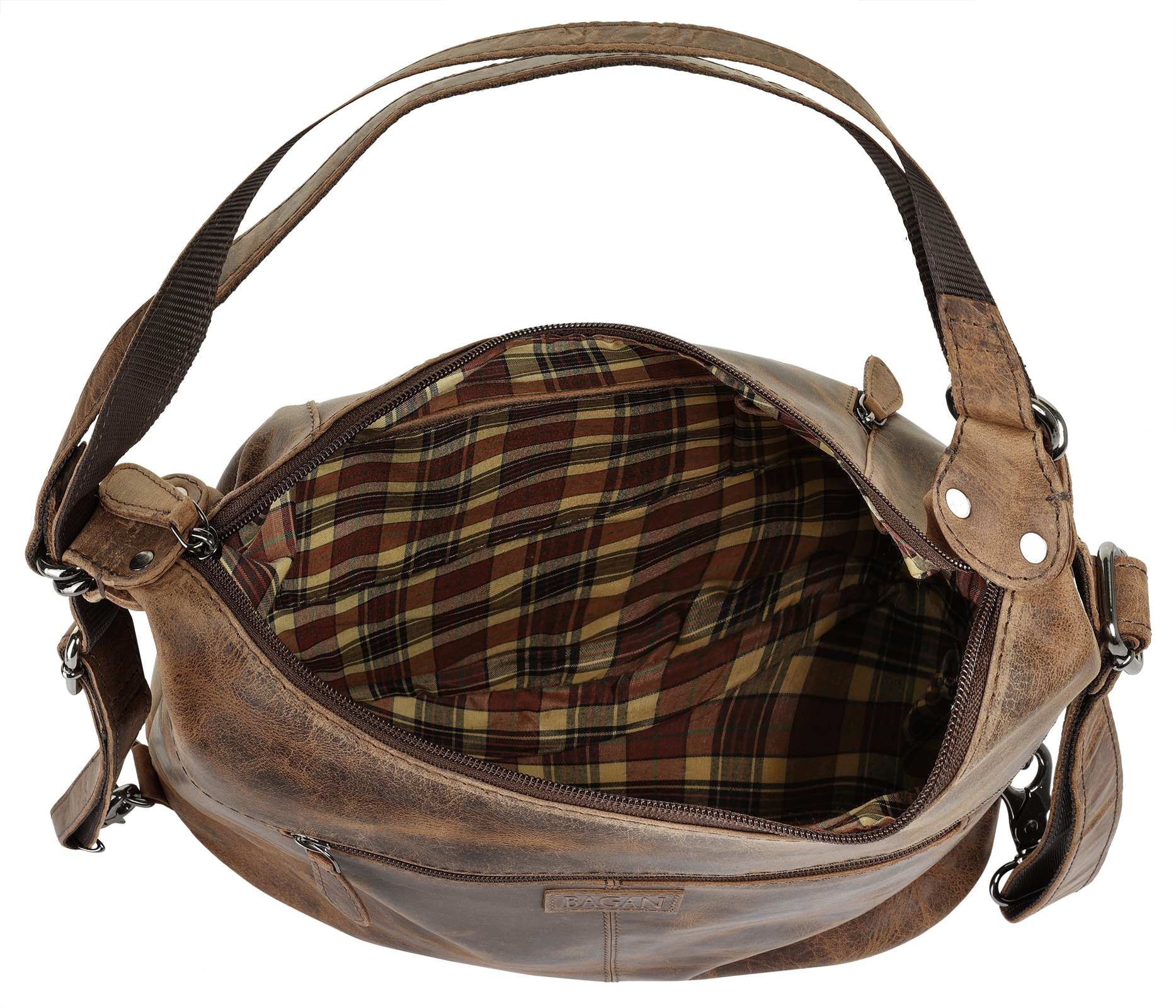 Bagan Cityrucksack echt Leder