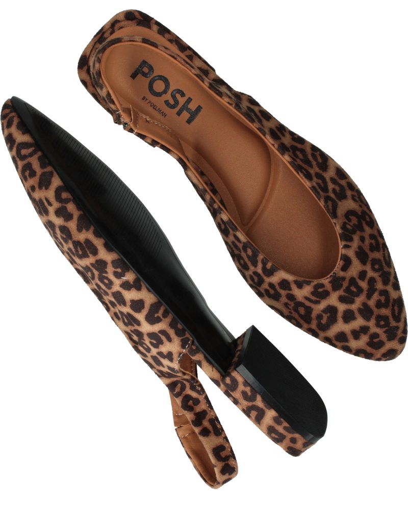 POSH by Poelman Slingbacks Bruin