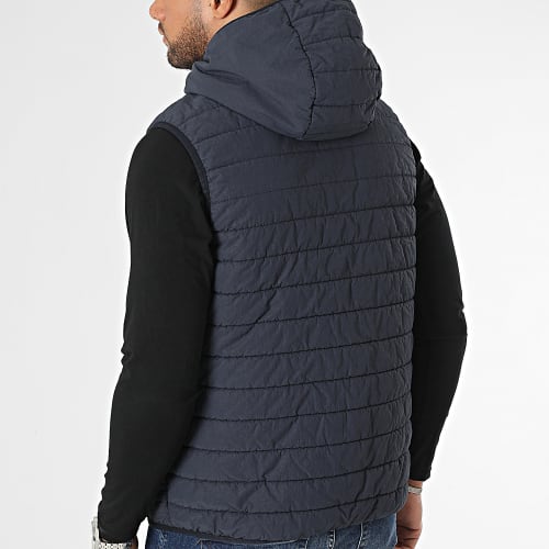 Doudoune Capuche Sans Manches GMD 1637 Bleu Marine