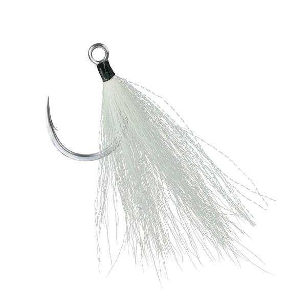 Hameçons Mer BKK Lone Diablo BT White Bucktail (2 pcs)