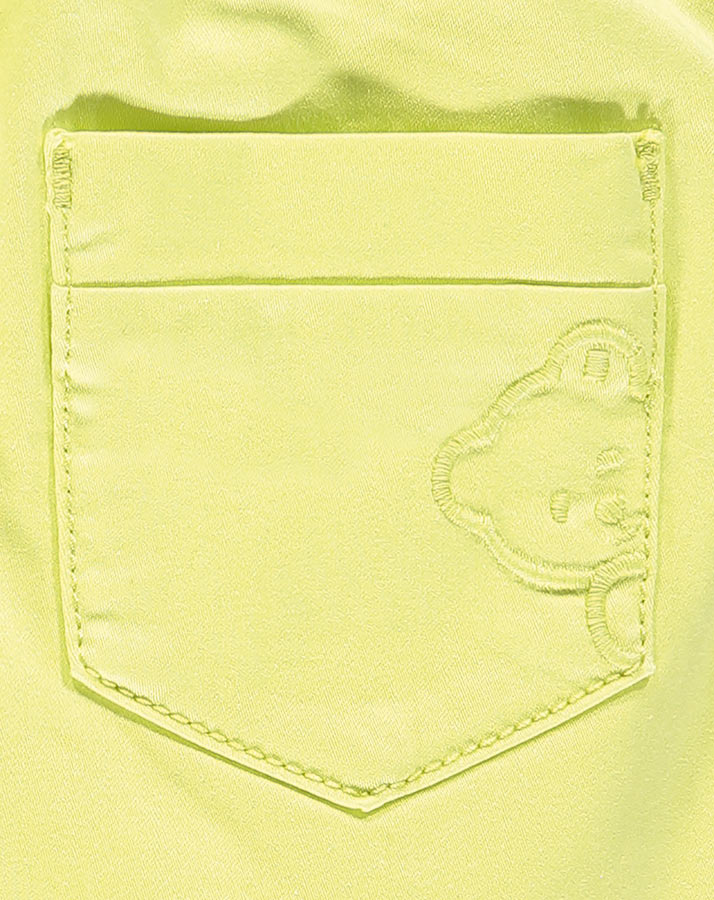 Shorts HELLO SUMMER in lime