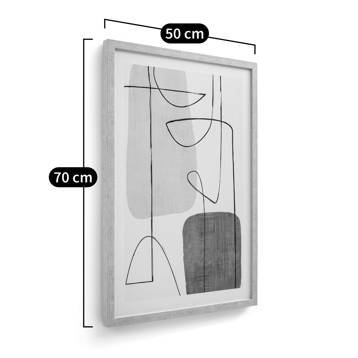 LA REDOUTE INTERIEURS<br>Pôster Bedrukte kader 50x70 cm, Saya