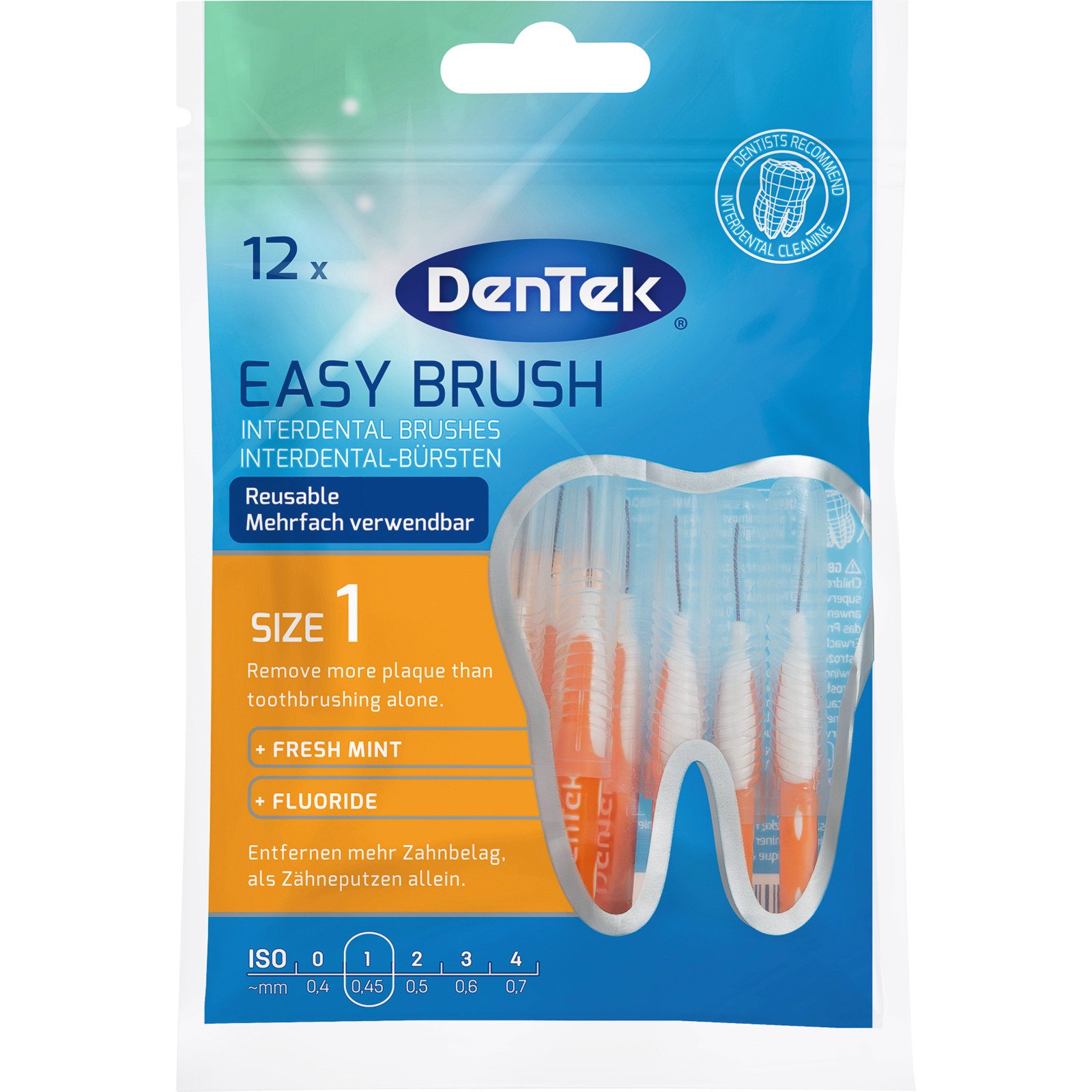 DenTek Easy Brush ISO 1, 0.45mm, 12er