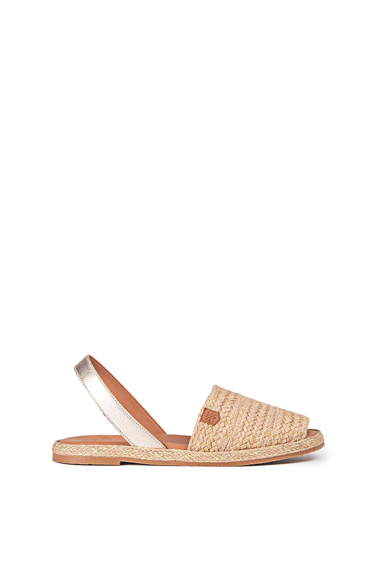 Menorquinas Falesia Chiara Gold Jute - amarelo