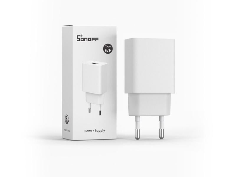 SONOFF USB Power Adapter, AC 230 V, DC 5 V Netzteil Typ E/F für SONOFF 5-V-USB-Smart-Home-Geräte