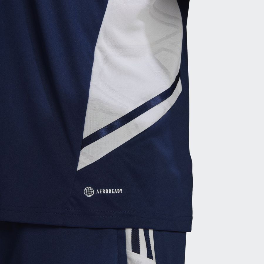 adidas T-shirt d'Entraînement Condivo 22 - Bleu Marine/Blanc