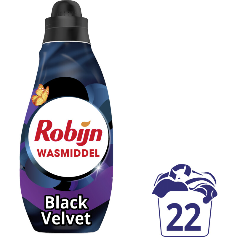 Robijn Klein & krachtig black velvet wasmiddel