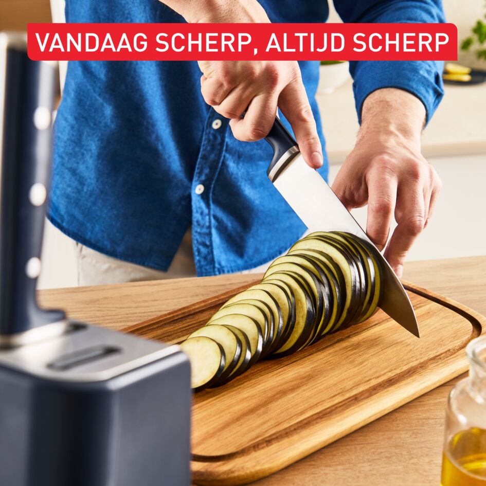 EverSharp K297S644 5-delige messenset en messenblok met geïntegreerde slijper