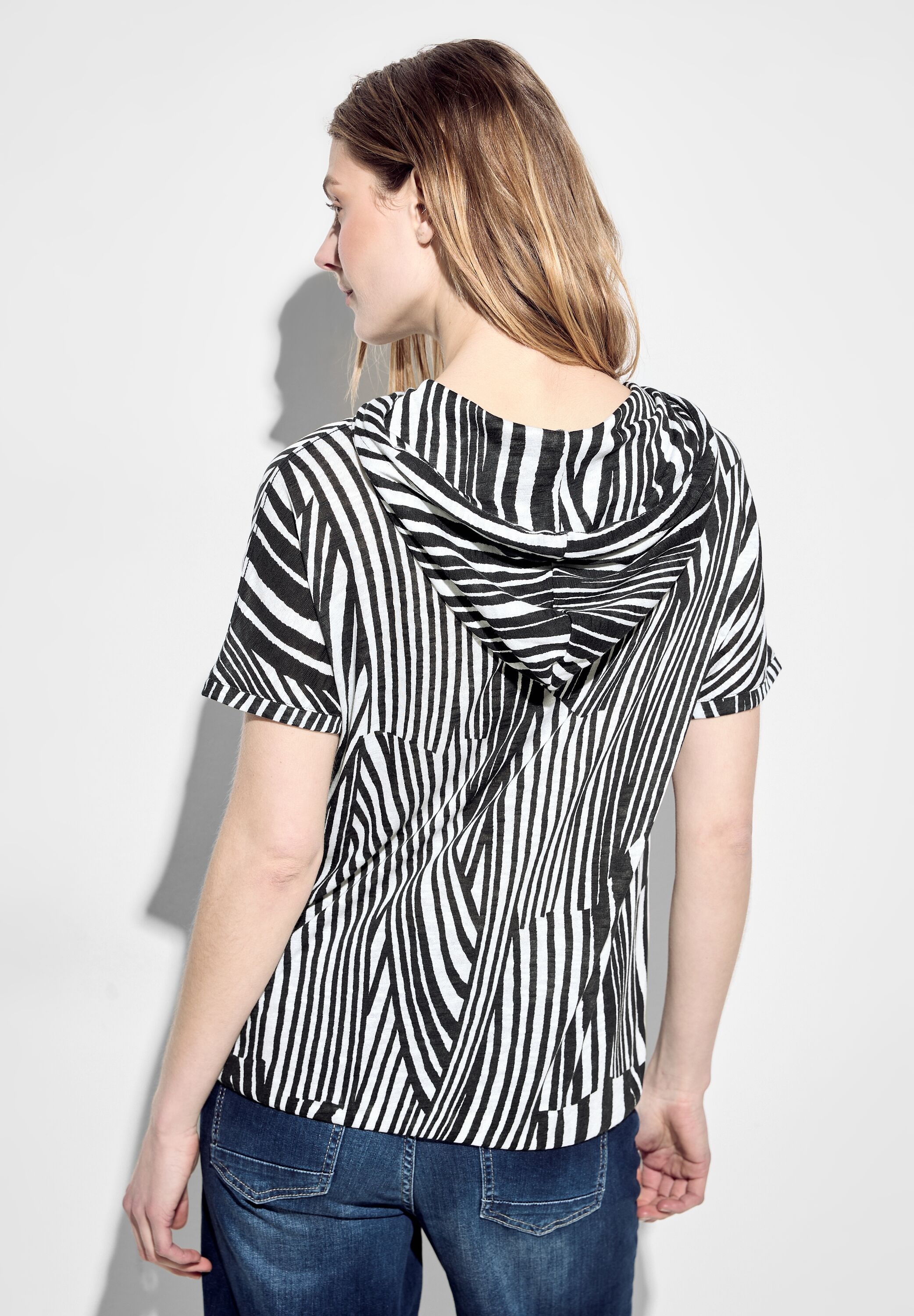 Cecil Kapuzenshirt , mit Streifenmuster