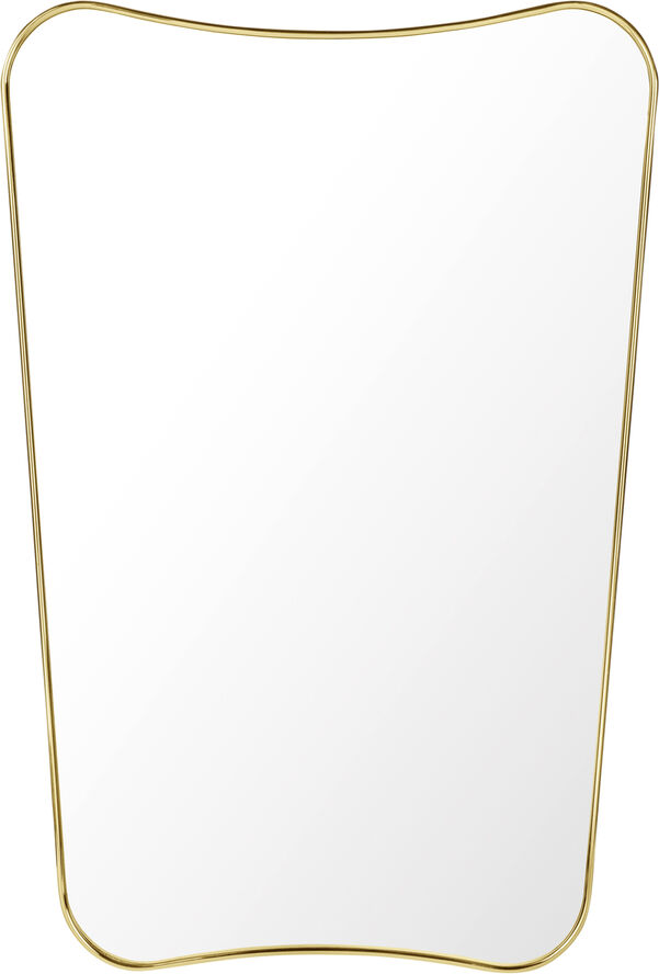 Gubi F.A. 33 Rectangular væg spejl 54x80 Guld