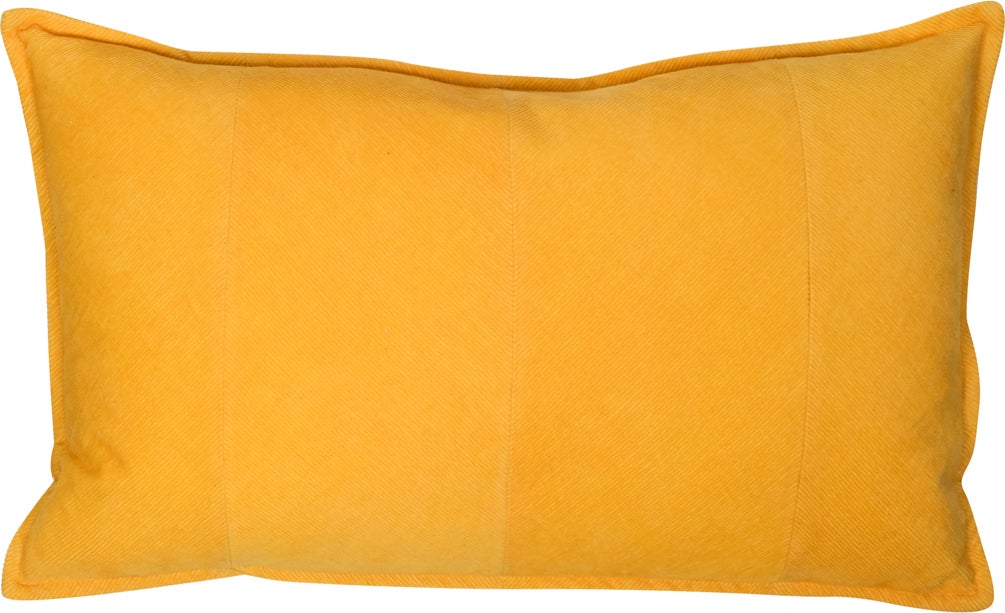 Linen & More sierkussen Bobbi geel 50 x 30 cm