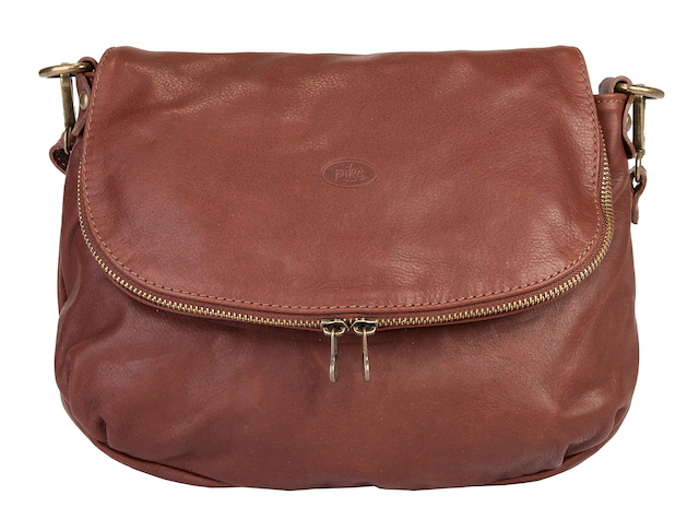 Piké Umhängetasche echt Leder, Made in Italy